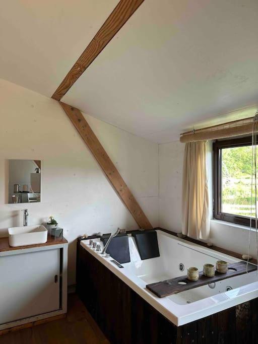 Cosy Cabane Boise Solaire, Balneo Bath Et Toilette Seche A La Ferme Mimizan Esterno foto