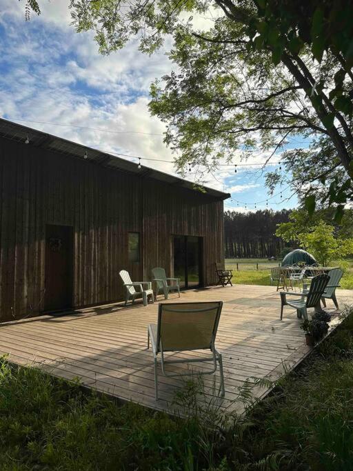 Cosy Cabane Boise Solaire, Balneo Bath Et Toilette Seche A La Ferme Mimizan Esterno foto